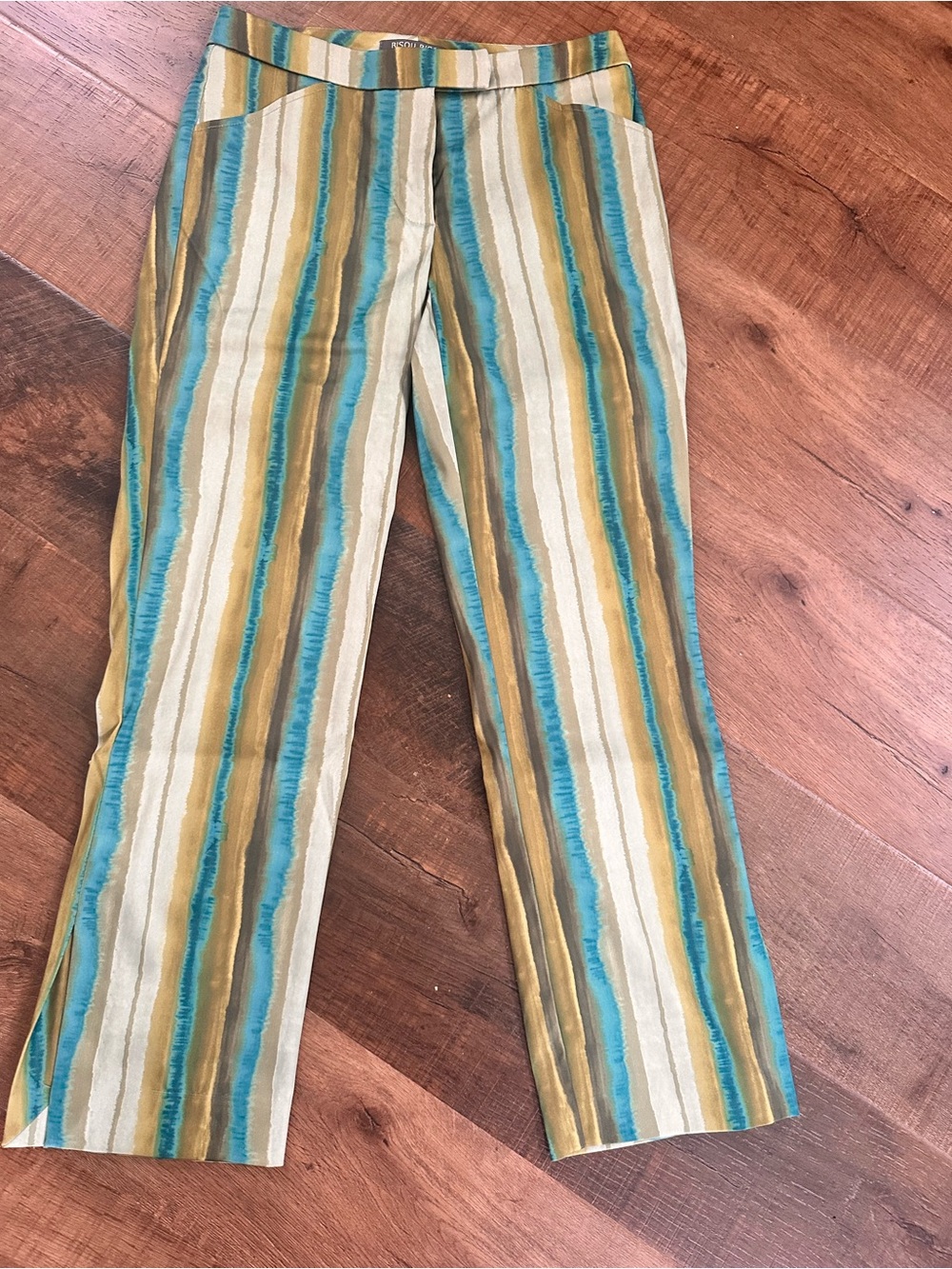 Bisou Bisou stripe crop pant size 4